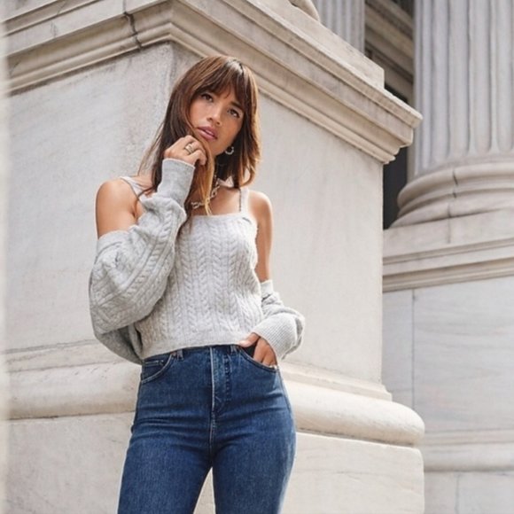 NWT Express Cable Knit Sweater Tank size S - Picture 2 of 5